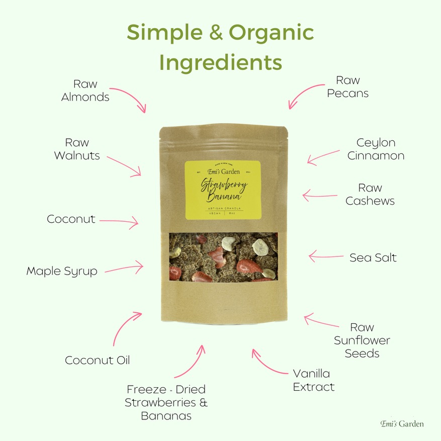 Simple & Organic Ingredients